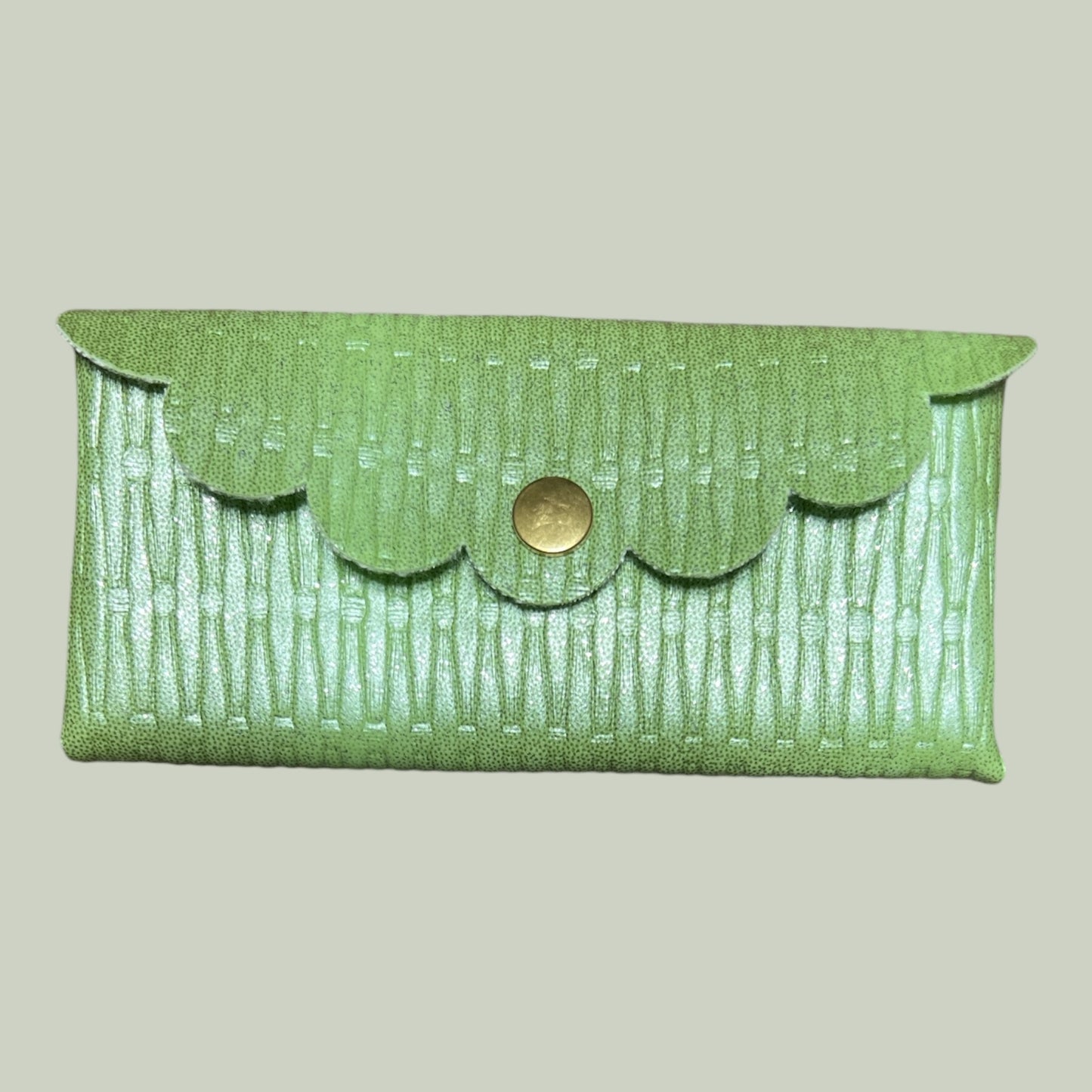 Spring Green Sparkles Soft Eyeglass Case