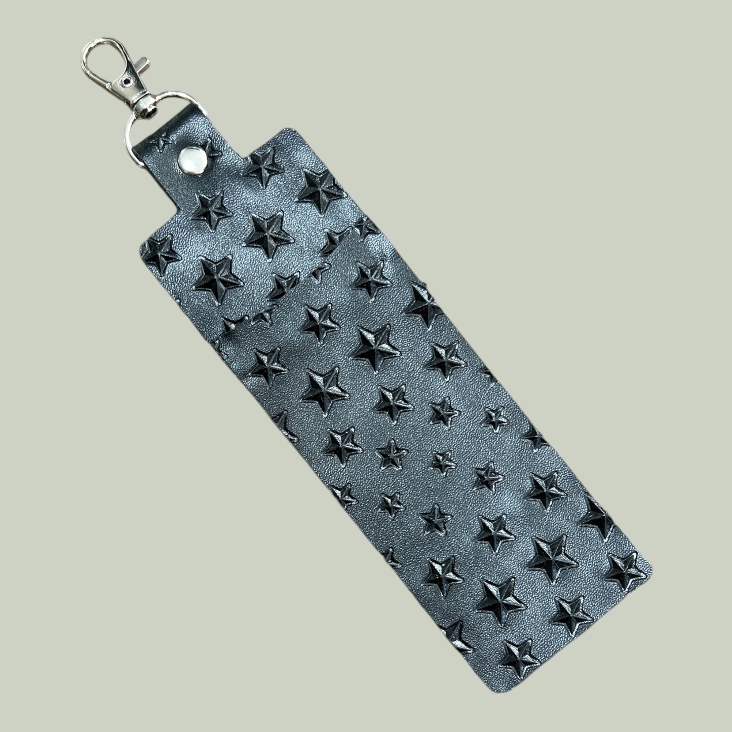 Black Star Studded Clip-On Pen Holder