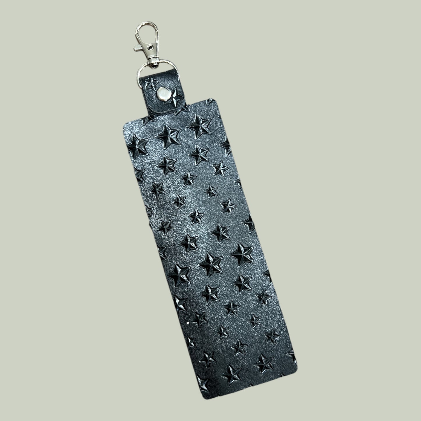 Black Star Studded Clip-On Pen Holder